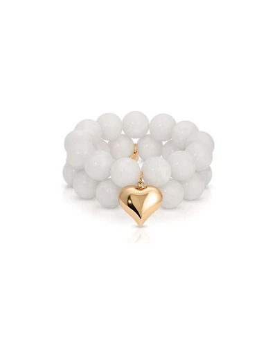 Ettika Luck and Love Turquoise Stretch Bracelet