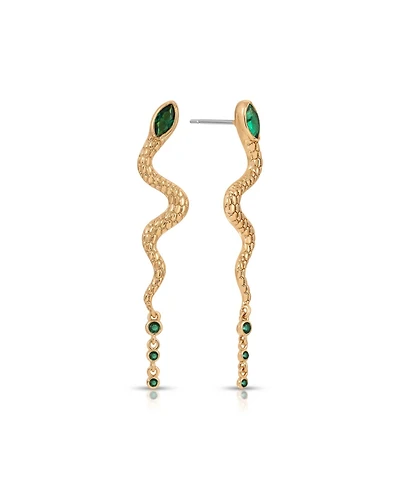 Ettika 18k Gold-Tone Serpentina Earrings
