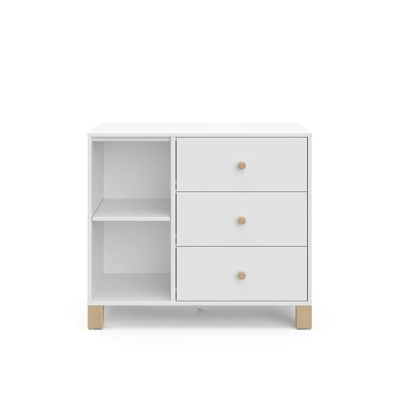 Storkcraft California 3 Drawer Combo Dresser