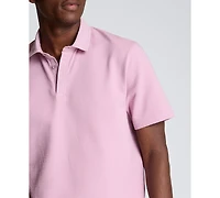 Kenneth Cole Men's Cotton-Blend Short-Sleeve Polo Shirt