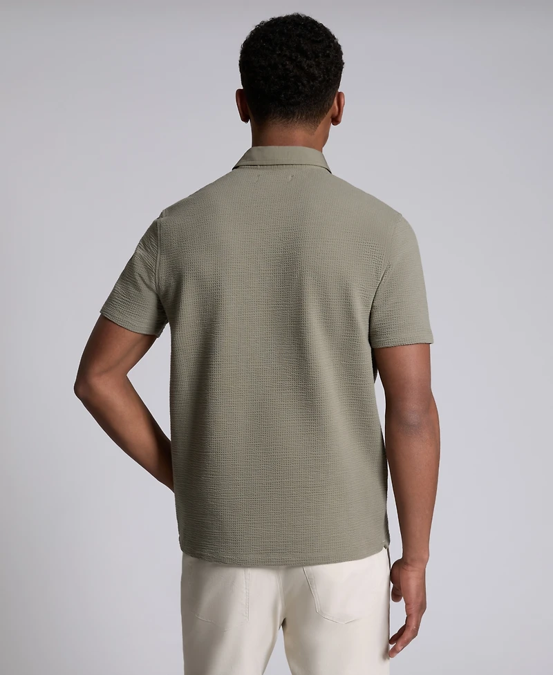 Kenneth Cole Men's Cotton-Blend Classic-Fit Polo Shirt