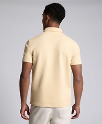 Kenneth Cole Men's Cotton-Blend Point Collar Polo Shirt