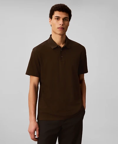 Calvin Klein Men's Short Sleeve Supima Cotton Polo Shirt