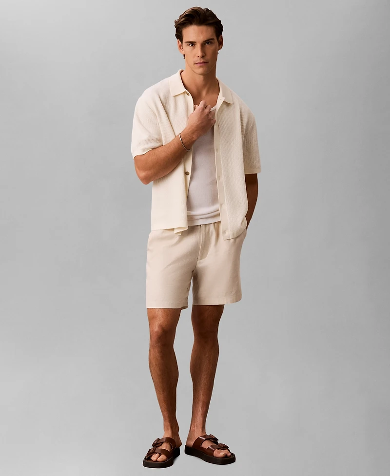 Calvin Klein Men's Short-Sleeve Sweater