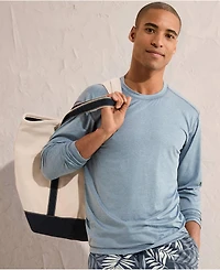 Lands' End Big & Tall SunShade Upf 50 Long Sleeve Swim Tee Rash Guard