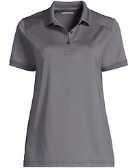Lands' End Women's Short Sleeve Rapid Dry Polo Shirt