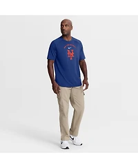 Nike Men's Royal New York Mets Authentic Collection Batting Practice Pre-Game Raglan Dri-fit T-Shirt