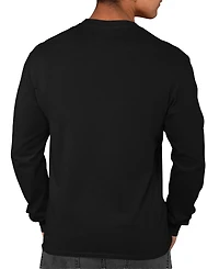 La Pop Art Men's Music Instruments Heart Word Long-Sleeve T-Shirt