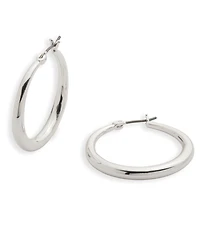 Lauren Ralph Small Graduated Hoop Earrings 1-1/8"