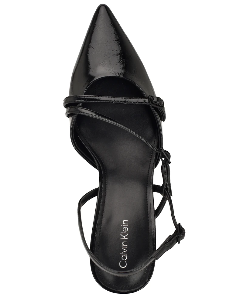 Calvin Klein Women's Tarlie Tapered Heel Slingback Pumps