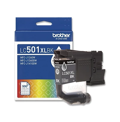 Brother LC501XLBKS 500 Page-Yield High-Yield Ink