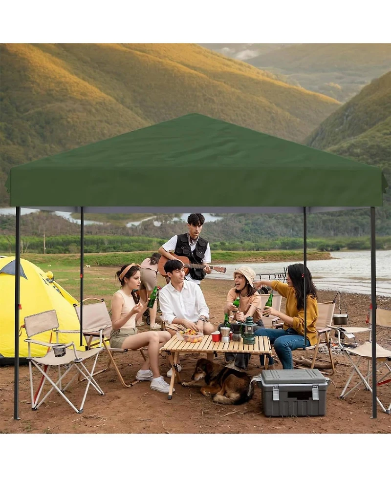 gaomon Outdoor 10x10 Pop Up Canopy Tent with 1 Removable Sidewall
