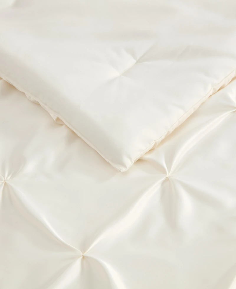 Laura Ashley Pintuck Solid Satin 2-Pc. Comforter Set, Twin Xl
