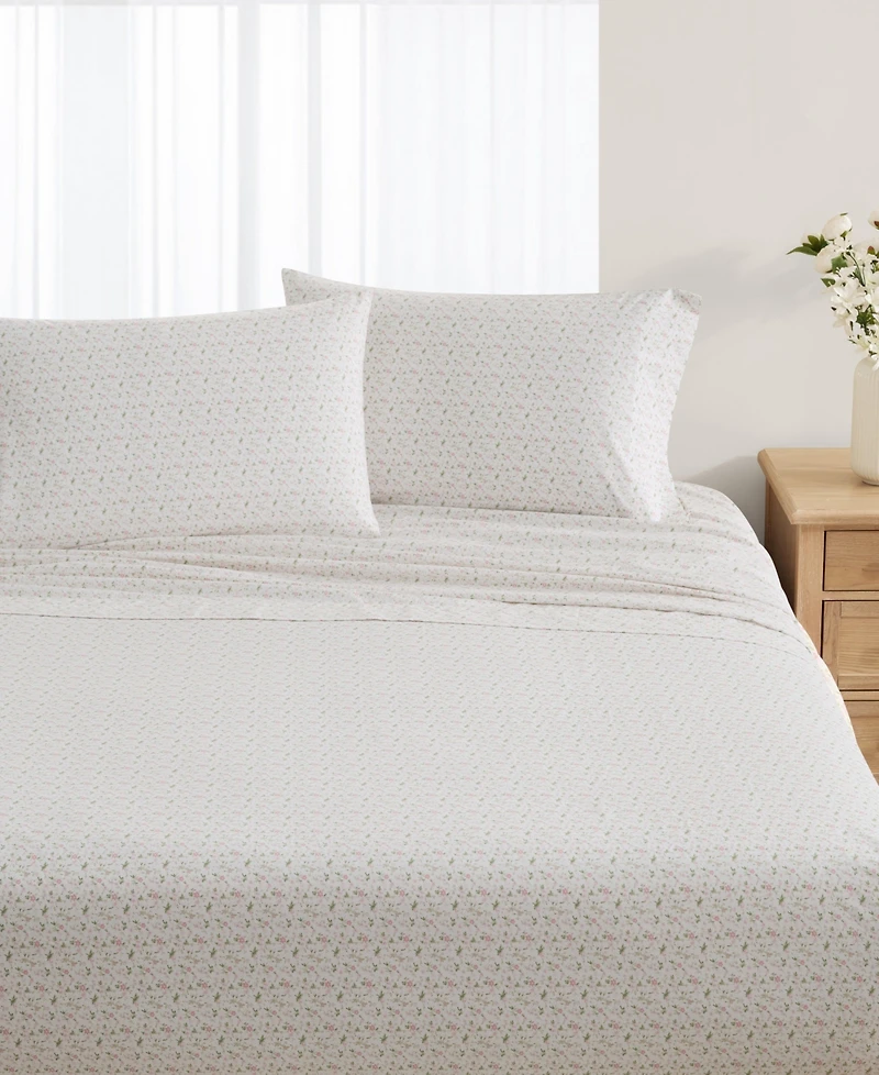 Laura Ashley Evie Cotton Percale Pillowcase Pair