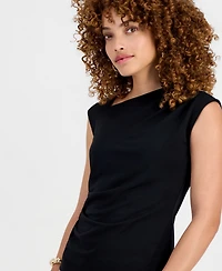I.n.c. International Concepts Petite Sleeveless Cowlneck Top, Exclusively at Macy's