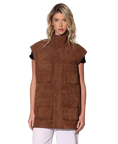 Walter Baker Women's Renata Longline Cargo Vest