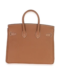 Pre-Owned HERMES Gold Togo Birkin 25 Phw