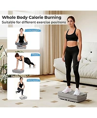 Sugift 17.5 in Vibration Plate with Gravity Sensor and Speed Control