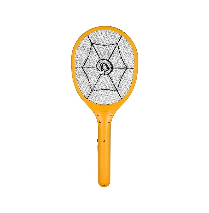 Sugift Electric Fly Swatter Rechargeable 3 Layer Mesh Zapper Racket