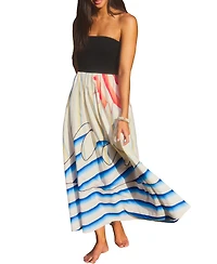 Cupshe Women's Room With a View Tropical Maxi Beach Dress