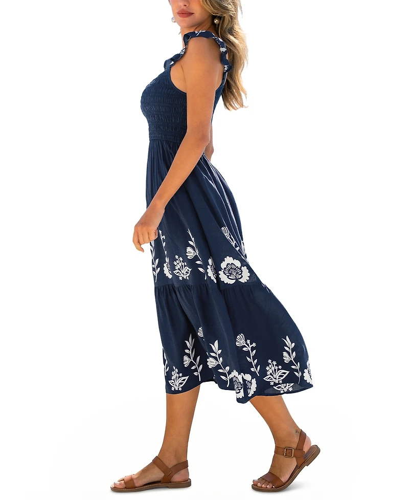 Cupshe Women's Peak Season Floral Maxi Beach Dress