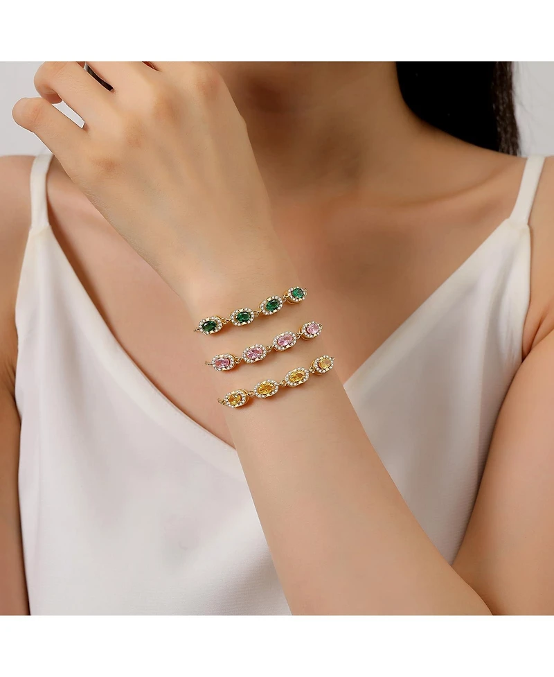 Gnuadz Birthstone Bracelet Women Dainty Link Jewelry Gift