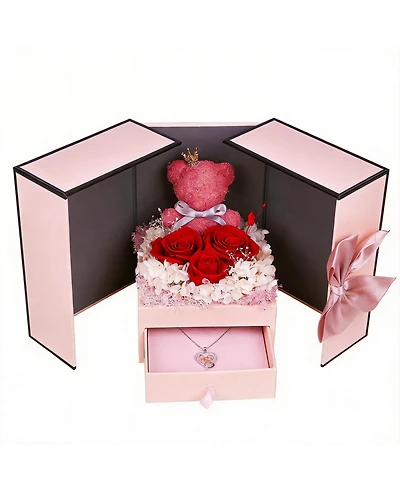 Gnuadz Preserved Gift With Sterling Necklace For Mom
