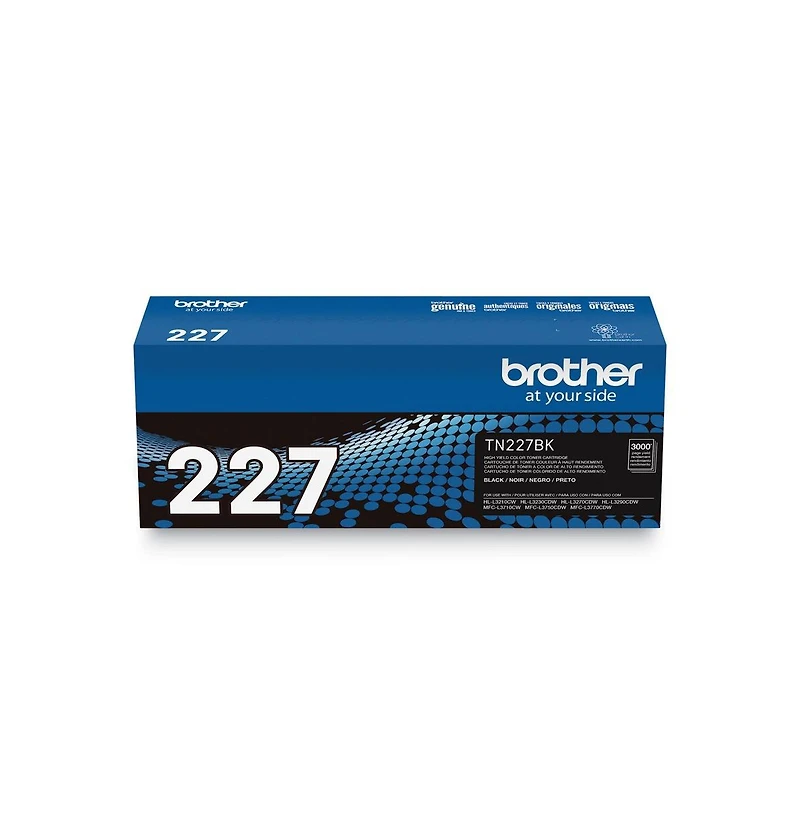 Brother TN227BK 3,000 Page-Yield High-Yield Toner
