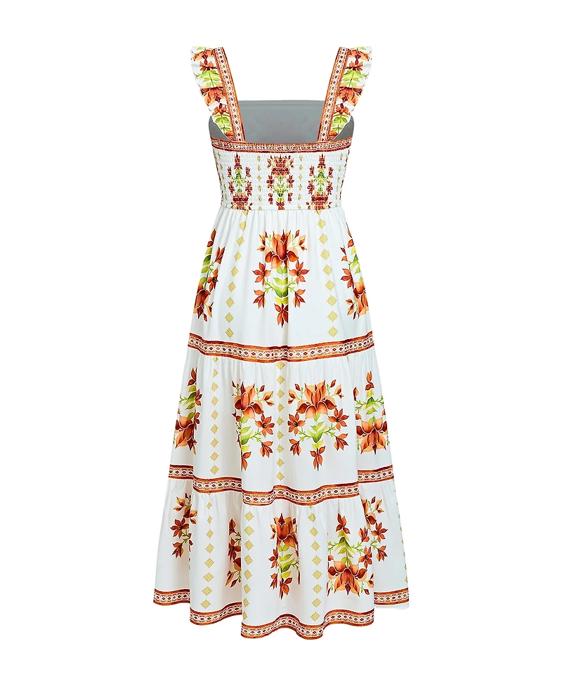 Cupshe Women's Cruising All Day Floral Maxi Beach Dress