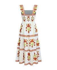 Cupshe Women's Cruising All Day Floral Maxi Beach Dress