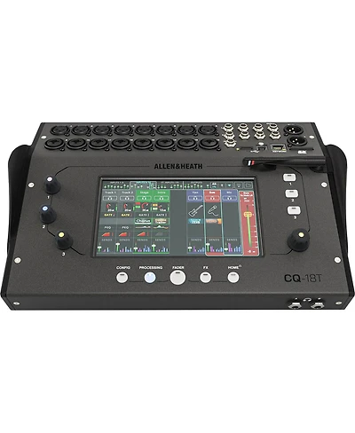 Allen & Heath Cq-18T Ultra-Compact 18-Channel Digital Mixer with 7" Touchscreen