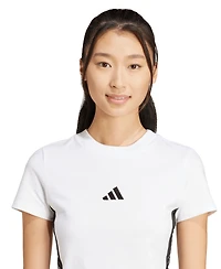 adidas Women's Essentials Slim-Fit Short-Sleeve Baby T-Shirt