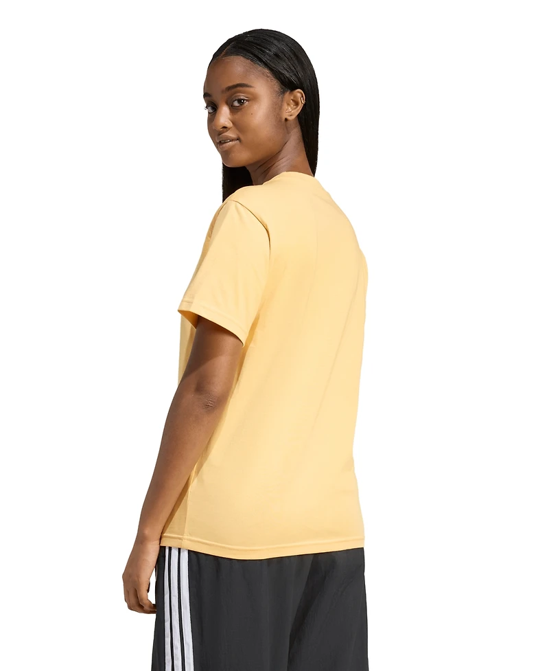 adidas Women's Summer Slides Crewneck Graphic Cotton T-Shirt