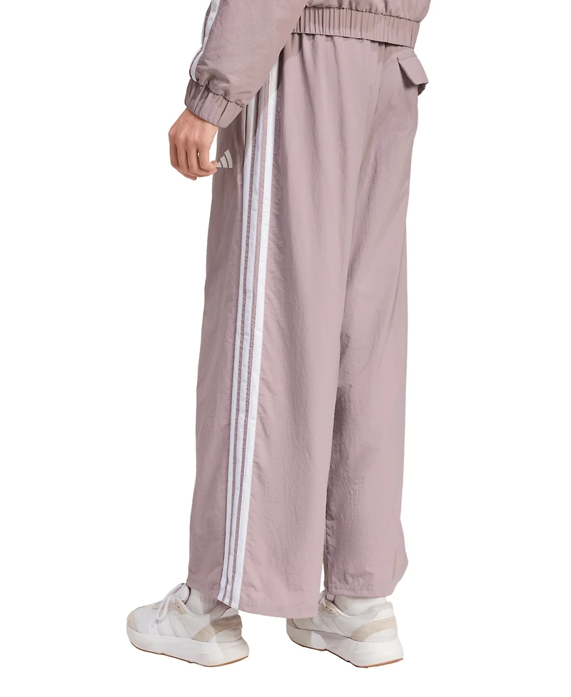 adidas Women's Three Stripe Parachute Pants