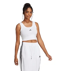 adidas Women's Essentials Small Logo Cotton Tank Top