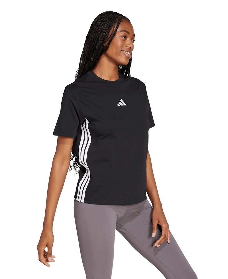 adidas Women's Essentials 3-Stripes Cotton T-Shirt
