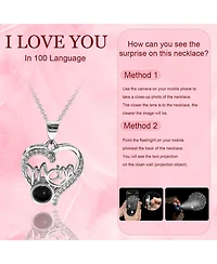 Gnuadz Preserved Necklace Gift Mom Grandma Birthday Anniversary