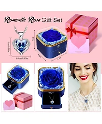 Gnuadz Preserved Heart Necklace Couple Mother Gift