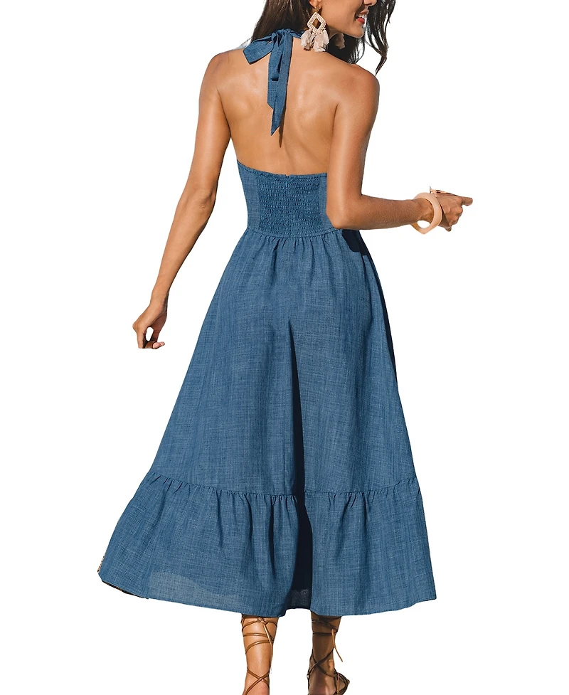 Cupshe Women's Start of Something Midi Beach Dress