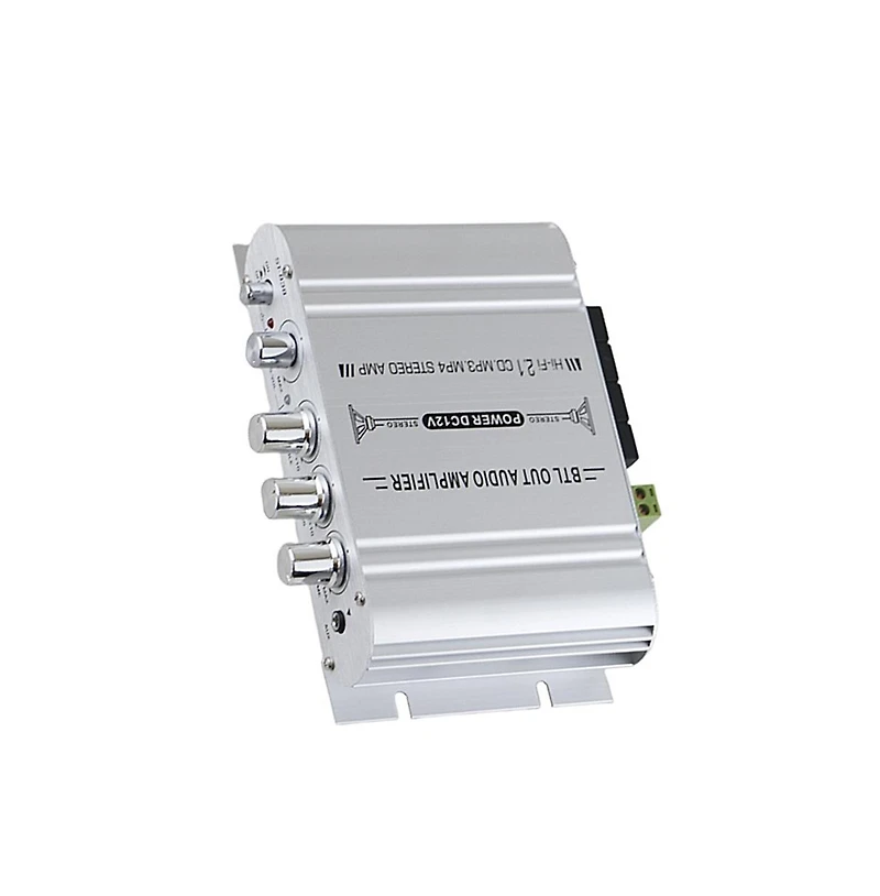 Artudatech 2.1 Channel Hi-Fi Amplifier - 80W Rms, Dc 12V for Car and Home Speakers