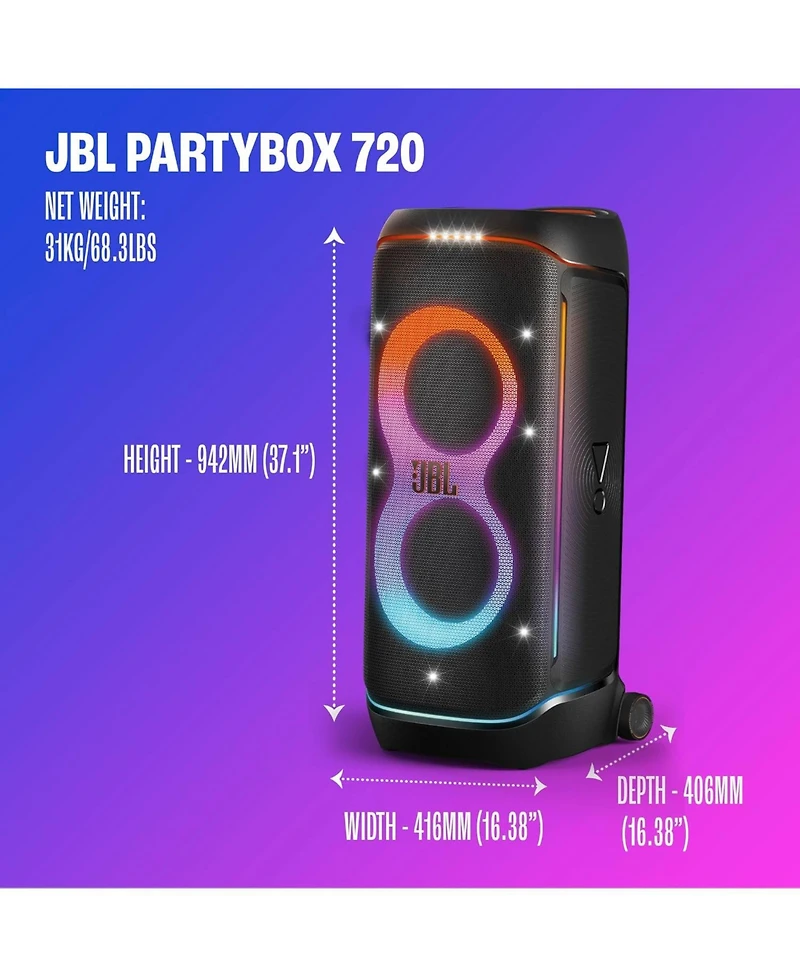 Jbl PartyBox 720 Portable Party Speaker