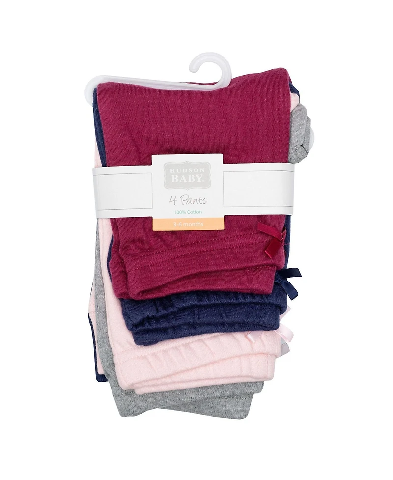 Hudson Baby Toddler Girls Cotton Pants and Leggings.