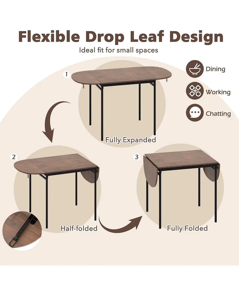 Slickblue 3 Pieces Dining Set with 2 Chairs and Modern Kitchen Table for Small Space