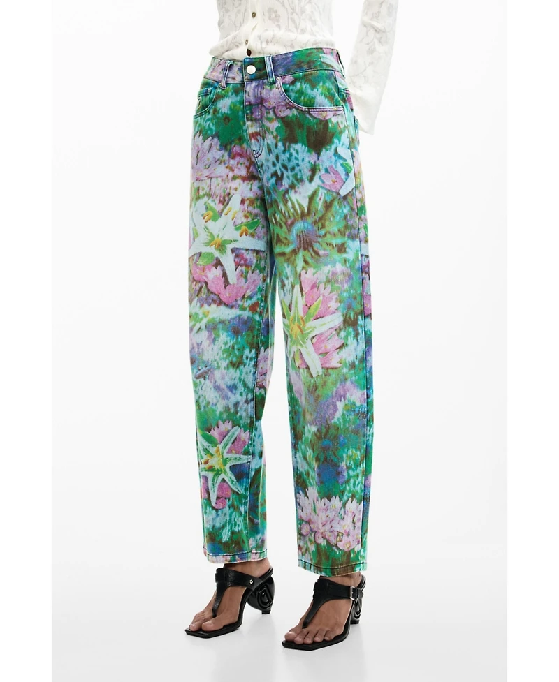 Desigual Women's Wild Garden Trousers