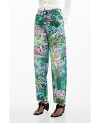 Desigual Women's Wild Garden Trousers
