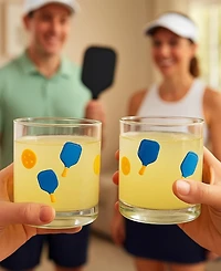 The Wine Savant Pickleball Paddle Glasses, Set of 2