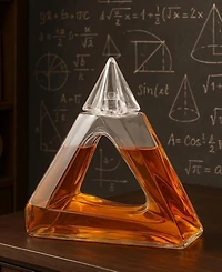 The Wine Savant Penrose Triangle 25 oz. Glass Decanter