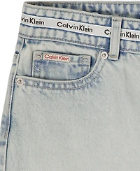 Calvin Klein Girls' 7-16 Denim Bermuda Shorts
