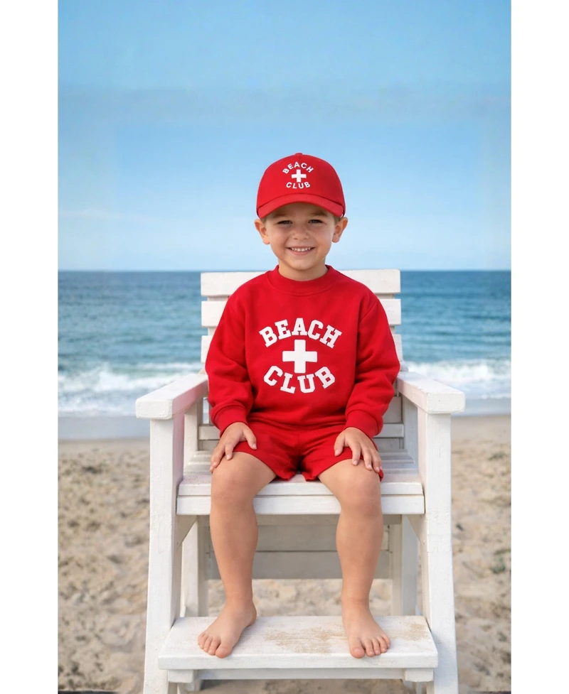 Bits and Bows Baby Unisex Beach Club Baseball Hat