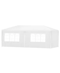 Gymax Heavy Duty 10'x20' Canopy Party Gazebo Cater Event Wedding TentW/Side Walls
